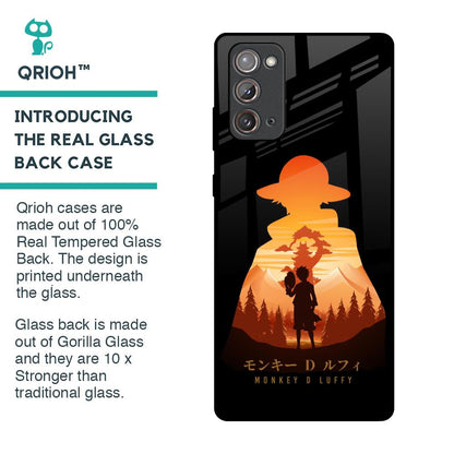 Luffy One Piece Glass Case for Samsung Galaxy Note 20