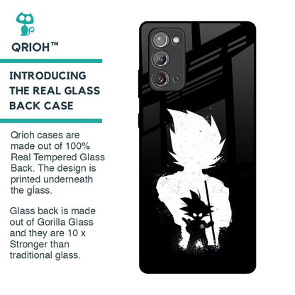Monochrome Goku Glass Case for Samsung Galaxy Note 20