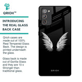 White Angel Wings Glass Case for Samsung Galaxy Note 20