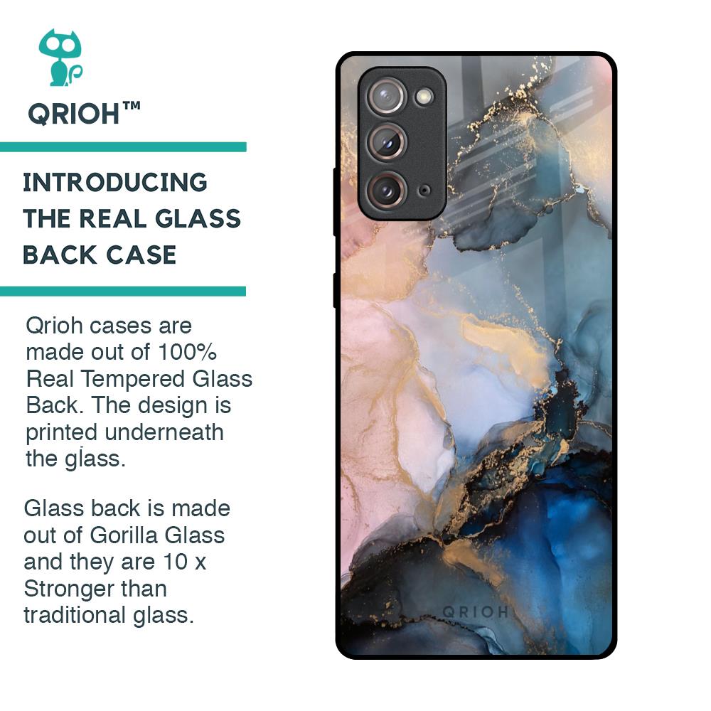 Marble Ink Abstract Glass Case for Samsung Galaxy Note 20