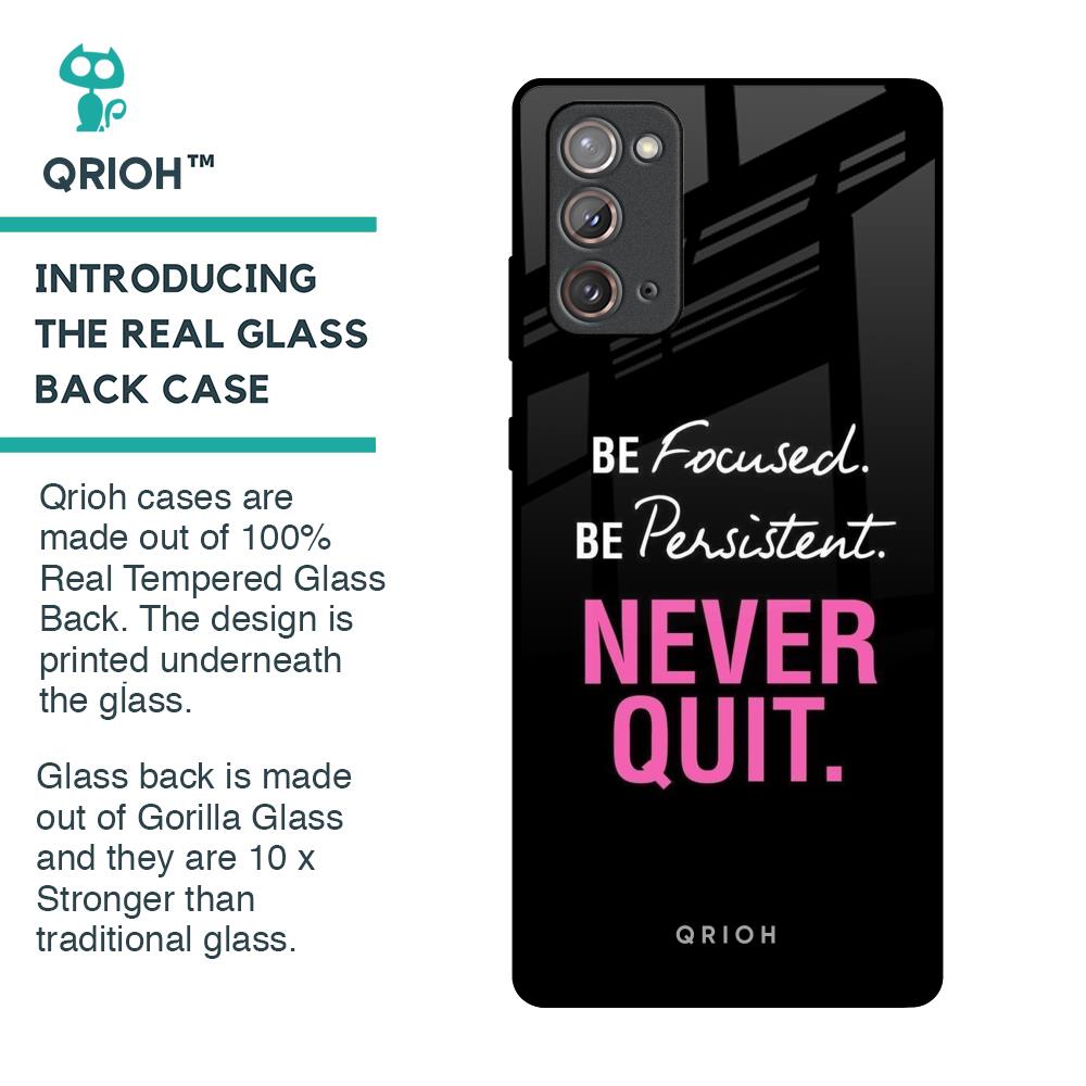 Be Focused Glass Case for Samsung Galaxy Note 20