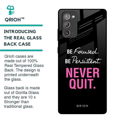 Be Focused Glass Case for Samsung Galaxy Note 20