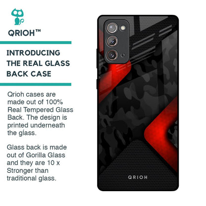 Modern Camo Abstract Glass Case for Samsung Galaxy Note 20