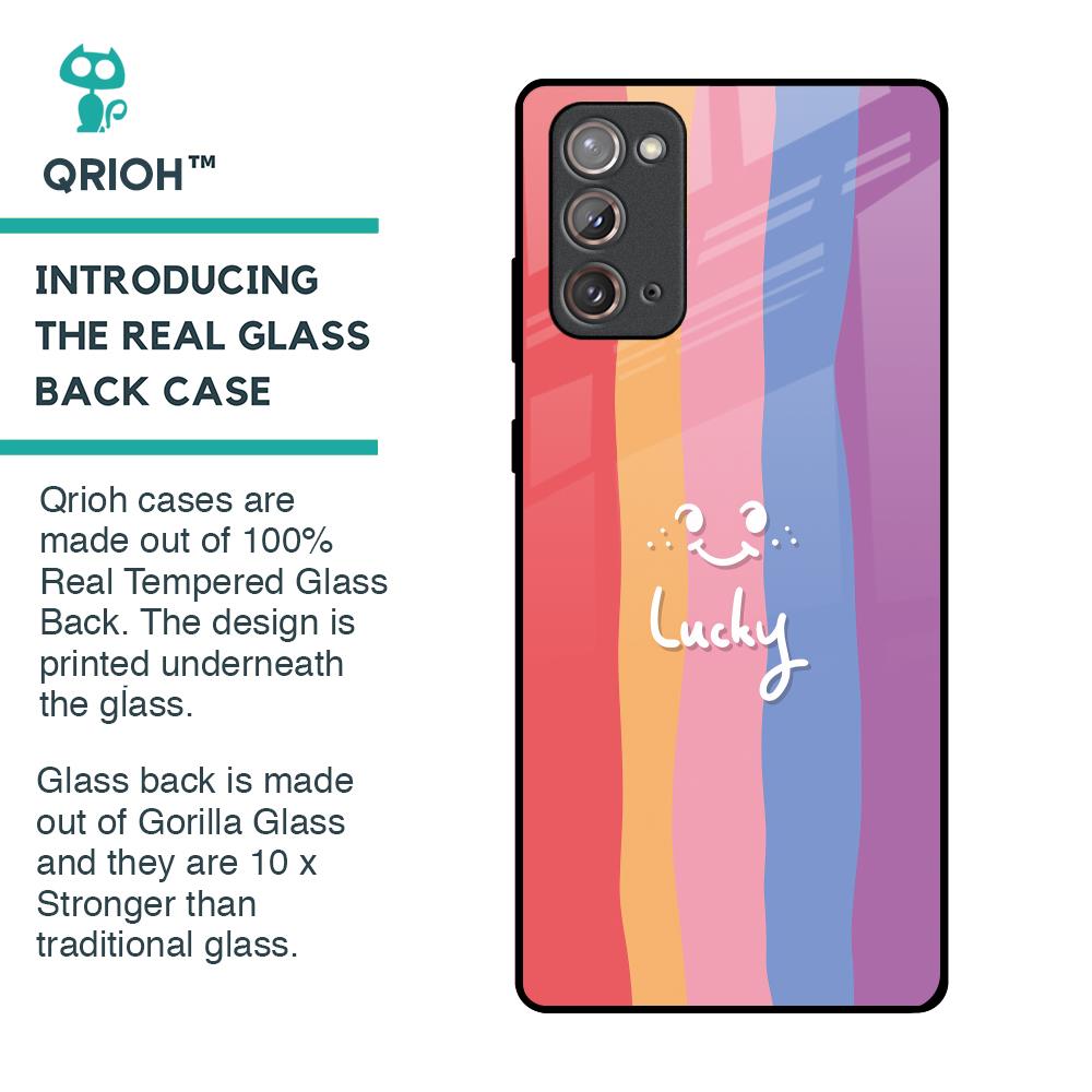 Lucky Abstract Glass Case for Samsung Galaxy Note 20