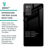 Black Soul Glass Case for Samsung Galaxy Note 20