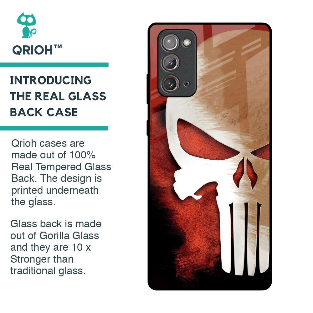 Red Skull Glass Case for Samsung Galaxy Note 20