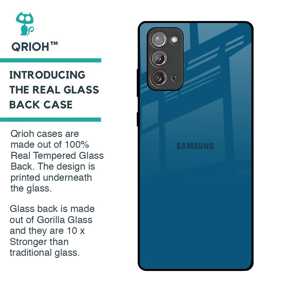 Cobalt Blue Glass Case for Samsung Galaxy Note 20