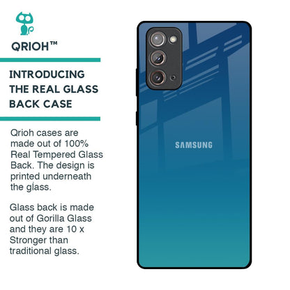 Celestial Blue Glass Case For Samsung Galaxy Note 20