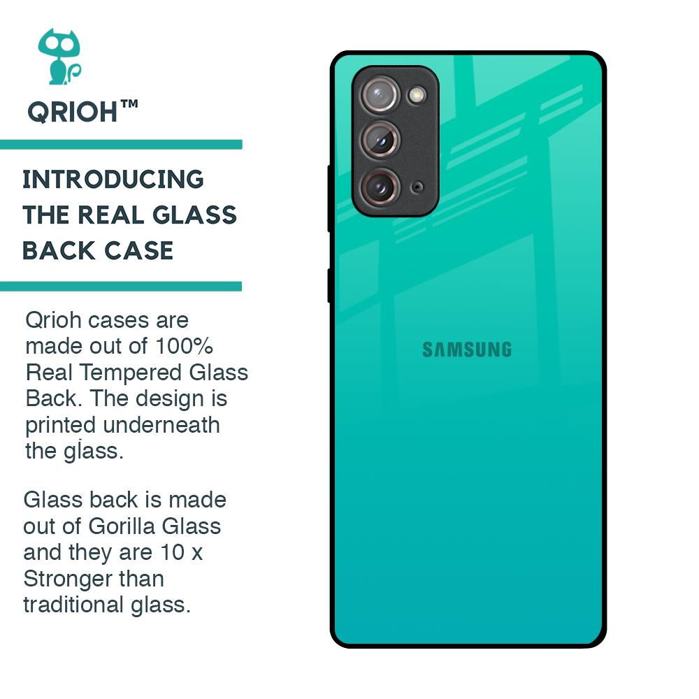 Cuba Blue Glass Case For Samsung Galaxy Note 20