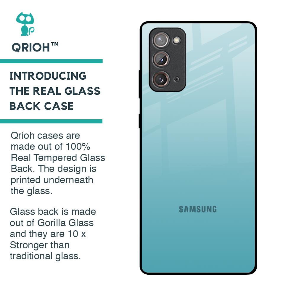 Arctic Blue Glass Case For Samsung Galaxy Note 20