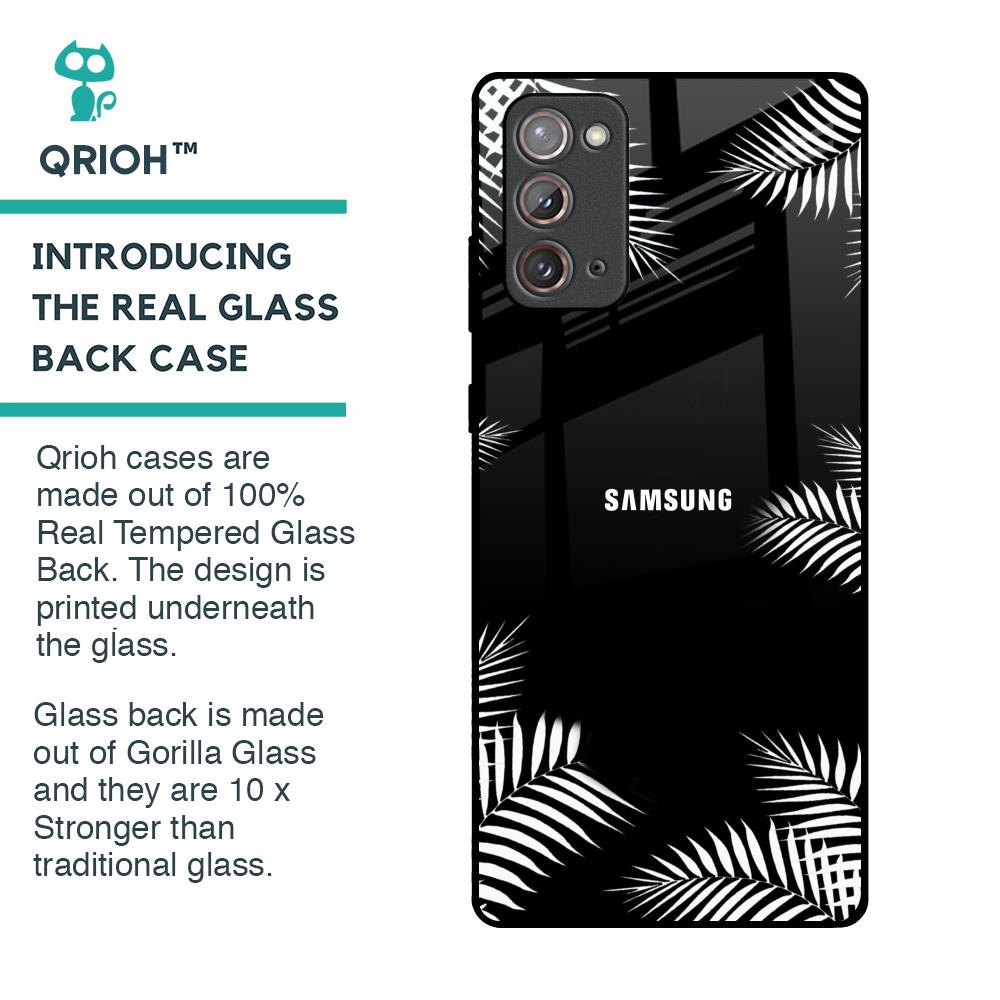 Zealand Fern Design Glass Case For Samsung Galaxy Note 20