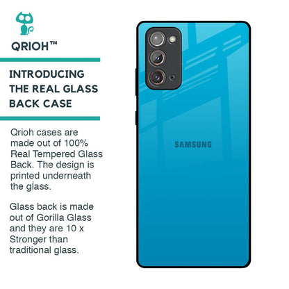 Blue Aqua Glass Case for Samsung Galaxy Note 20