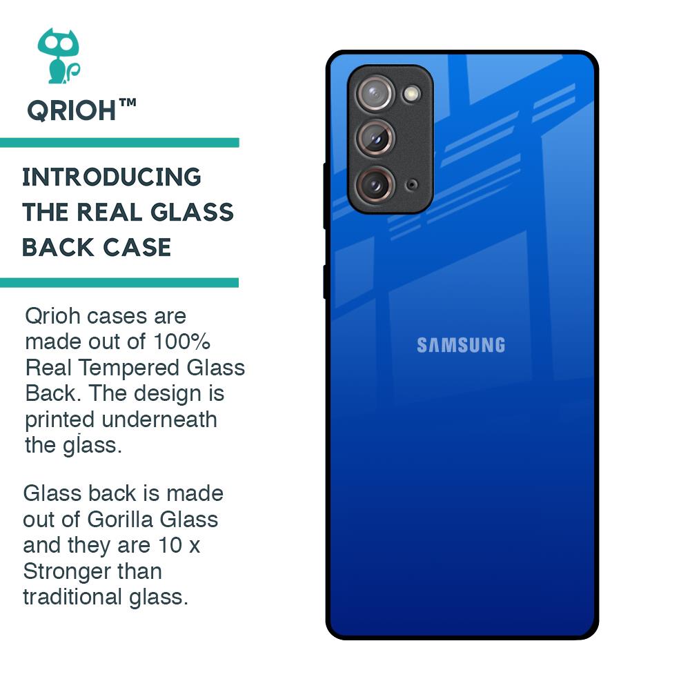 Egyptian Blue Glass Case for Samsung Galaxy Note 20