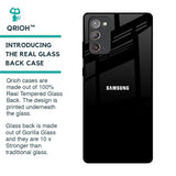 Jet Black Glass Case for Samsung Galaxy Note 20