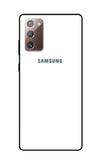 Arctic White Samsung Galaxy Note 20 Glass Cases & Covers Online