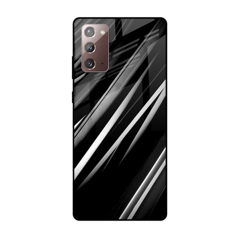 Black & Grey Gradient Samsung Galaxy Note 20 Glass Cases & Covers Online