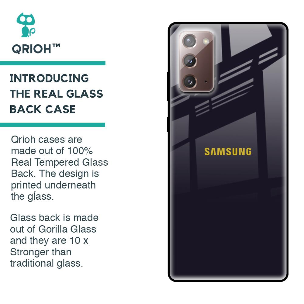 Deadlock Black Glass Case For Samsung Galaxy Note 20