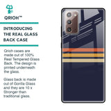 Tricolor Stripes Glass Case For Samsung Galaxy Note 20