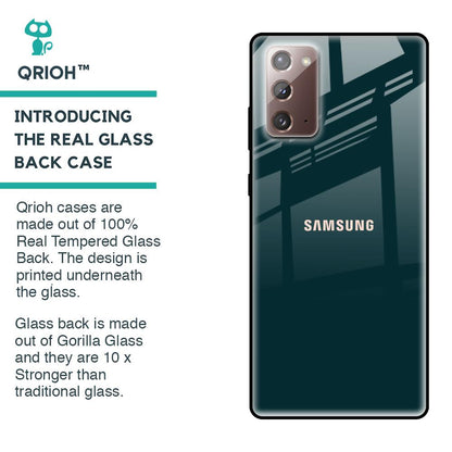 Hunter Green Glass Case For Samsung Galaxy Note 20