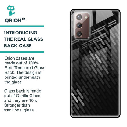 Dark Abstract Pattern Glass Case For Samsung Galaxy Note 20