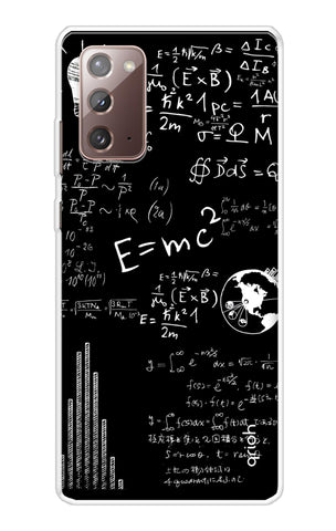 Equation Doodle Samsung Galaxy Note 20 Back Cover