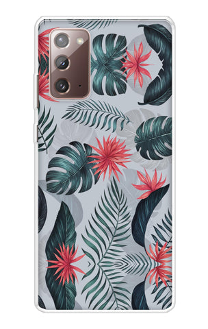 Retro Floral Leaf Samsung Galaxy Note 20 Back Cover