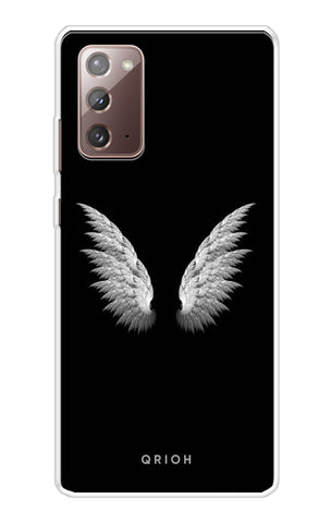 White Angel Wings Samsung Galaxy Note 20 Back Cover