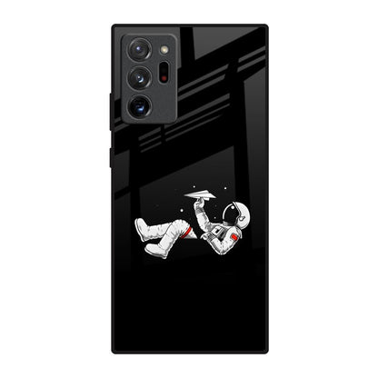 Space Traveller Samsung Galaxy Note 20 Ultra Glass Back Cover Online