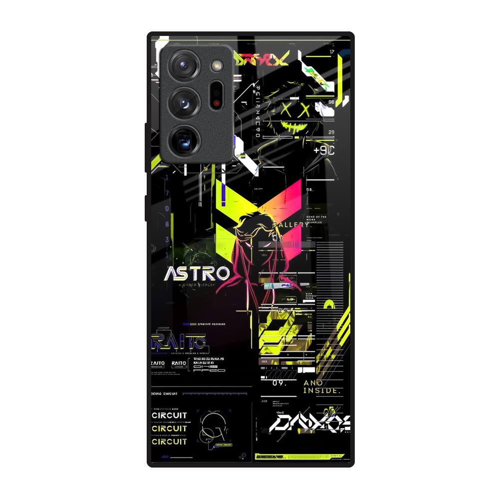 Astro Glitch Samsung Galaxy Note 20 Ultra Glass Back Cover Online
