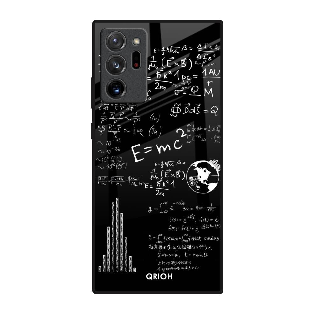 Funny Math Samsung Galaxy Note 20 Ultra Glass Back Cover Online