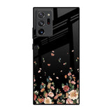 Floating Floral Print Samsung Galaxy Note 20 Ultra Glass Back Cover Online
