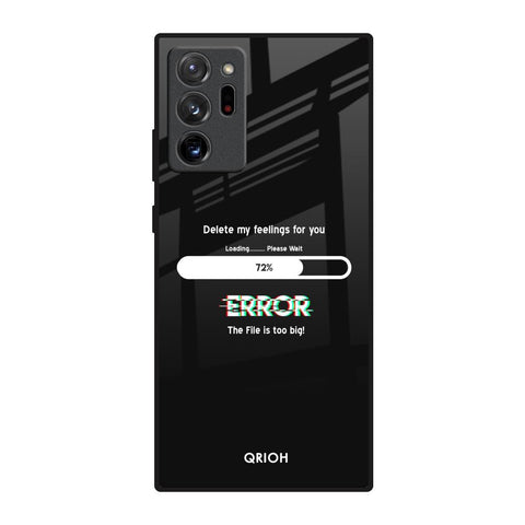 Error Samsung Galaxy Note 20 Ultra Glass Back Cover Online
