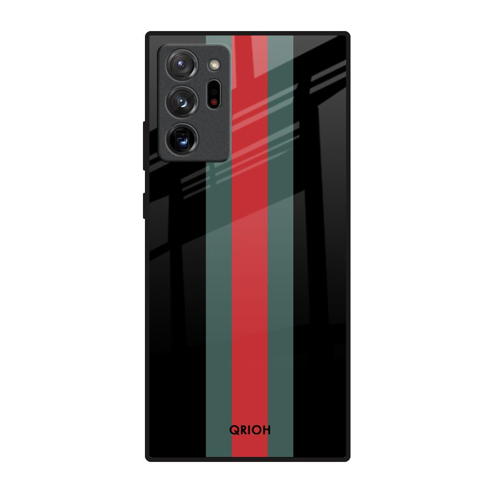Vertical Stripes Samsung Galaxy Note 20 Ultra Glass Back Cover Online