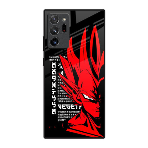 Red Vegeta Samsung Galaxy Note 20 Ultra Glass Back Cover Online