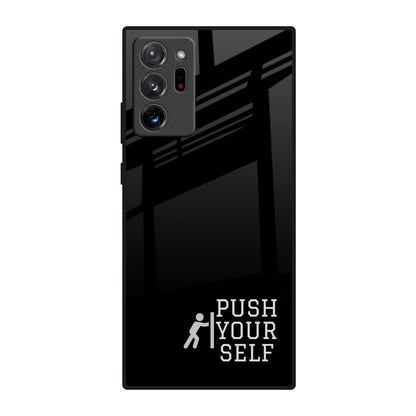 Push Your Self Samsung Galaxy Note 20 Ultra Glass Back Cover Online