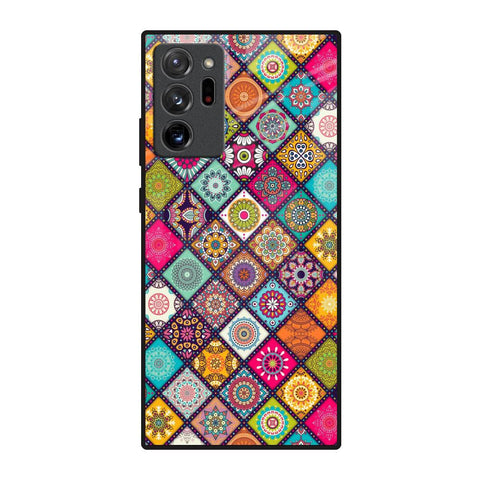Multicolor Mandala Samsung Galaxy Note 20 Ultra Glass Back Cover Online