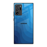 Blue Wave Abstract Samsung Galaxy Note 20 Ultra Glass Back Cover Online