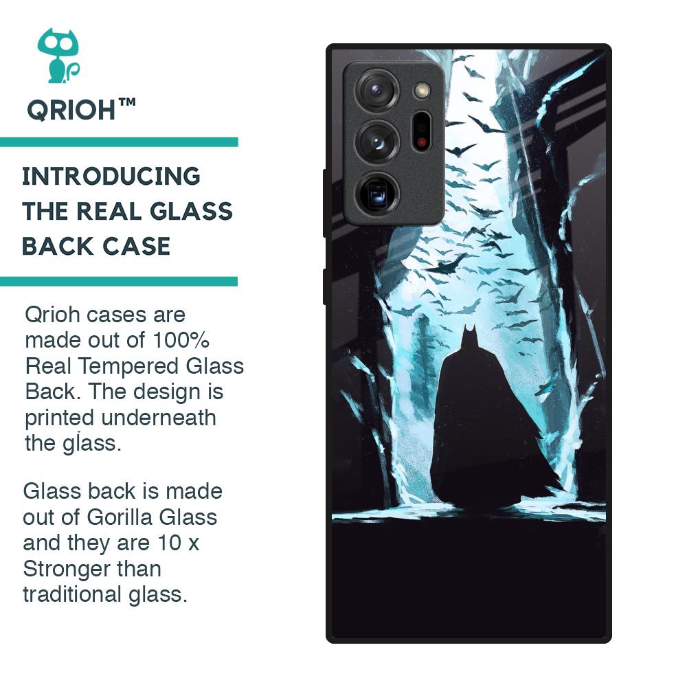 Dark Man In Cave Glass Case for Samsung Galaxy Note 20 Ultra
