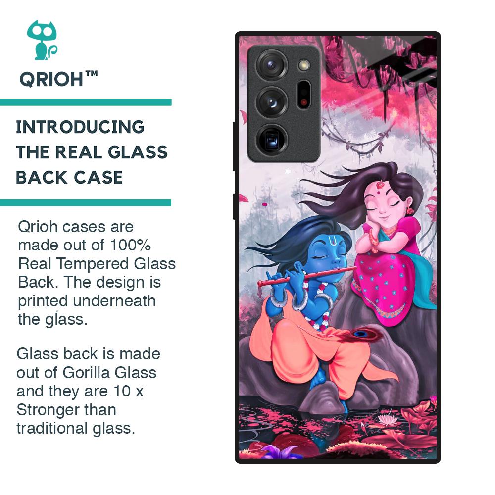 Radha Krishna Art Glass Case for Samsung Galaxy Note 20 Ultra