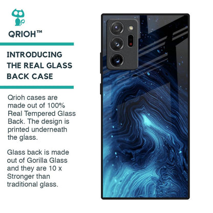 Dazzling Ocean Gradient Glass Case For Samsung Galaxy Note 20 Ultra