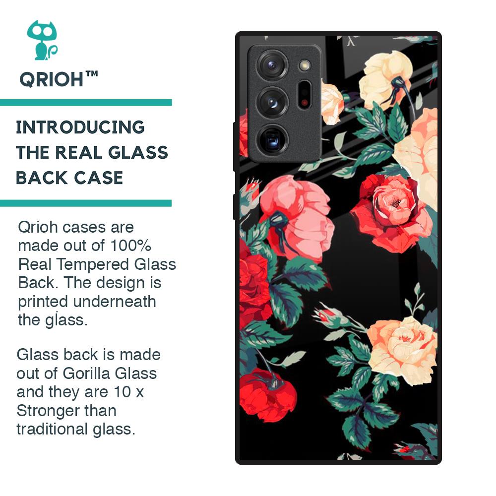Floral Bunch Glass Case For Samsung Galaxy Note 20 Ultra