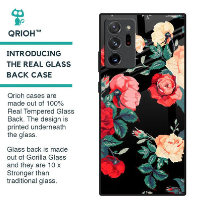 Floral Bunch Glass Case For Samsung Galaxy Note 20 Ultra