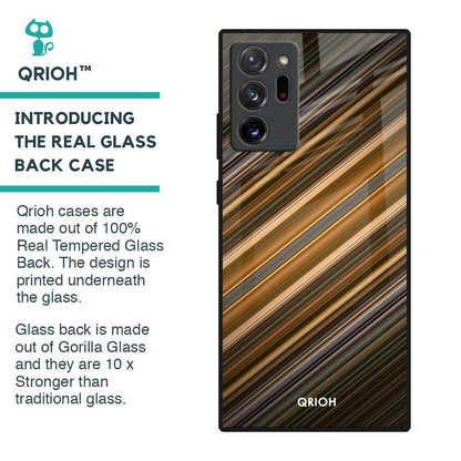Diagonal Slash Pattern Glass Case for Samsung Galaxy Note 20 Ultra