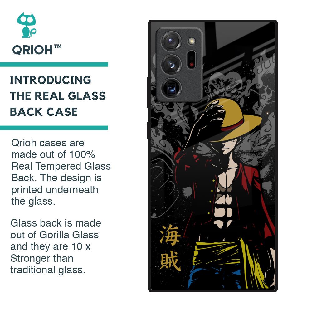 Dark Luffy Glass Case for Samsung Galaxy Note 20 Ultra