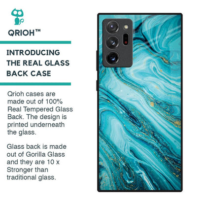 Ocean Marble Glass Case for Samsung Galaxy Note 20 Ultra