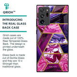 Electroplated Geometric Marble Glass Case for Samsung Galaxy Note 20 Ultra