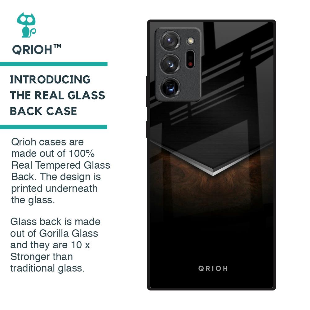 Dark Walnut Glass Case for Samsung Galaxy Note 20 Ultra
