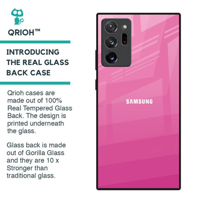Pink Ribbon Caddy Glass Case for Samsung Galaxy Note 20 Ultra