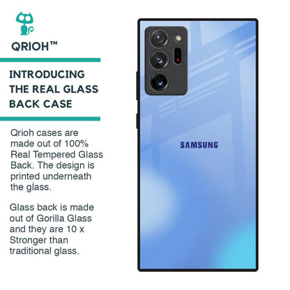 Vibrant Blue Texture Glass Case for Samsung Galaxy Note 20 Ultra