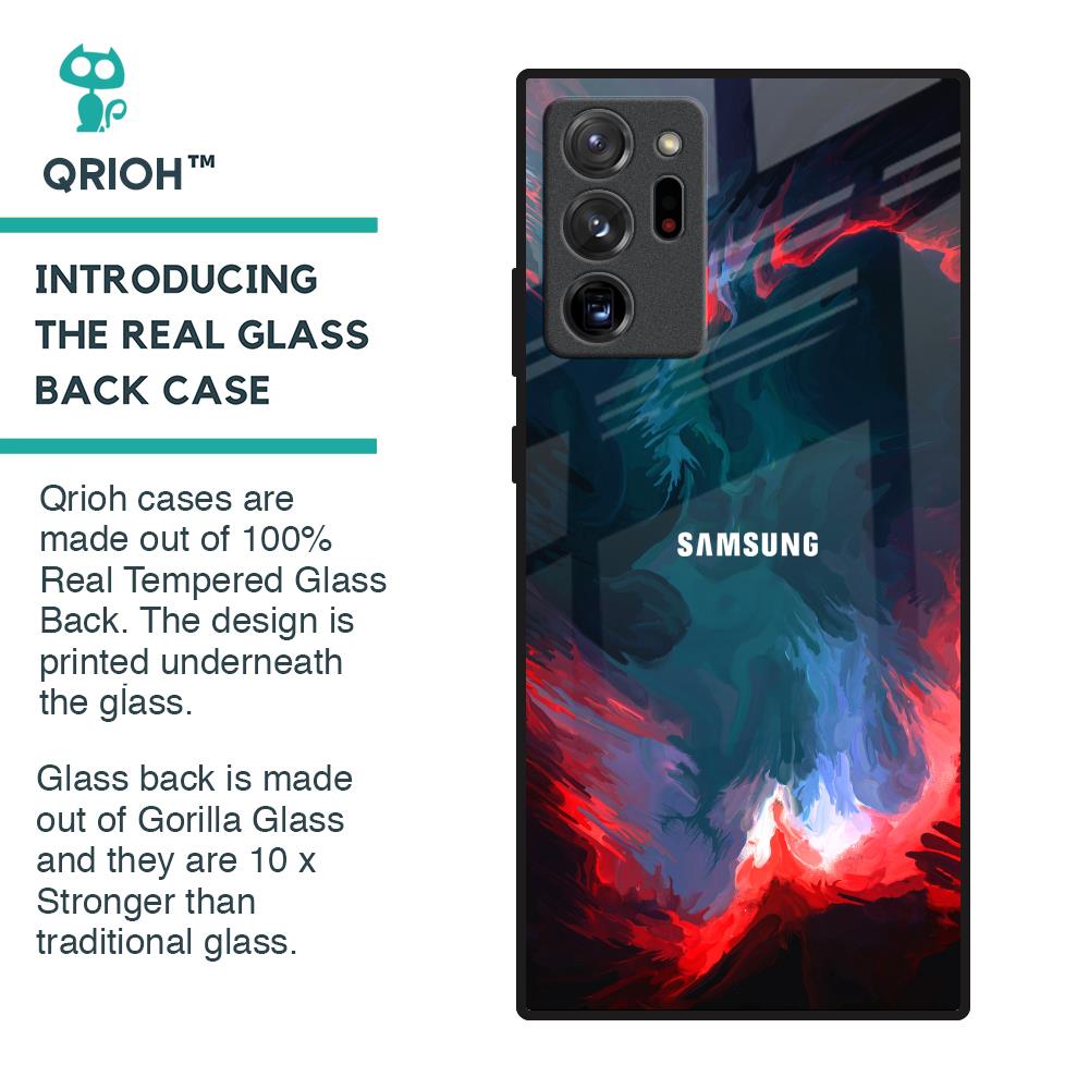 Brush Art Glass Case For Samsung Galaxy Note 20 Ultra